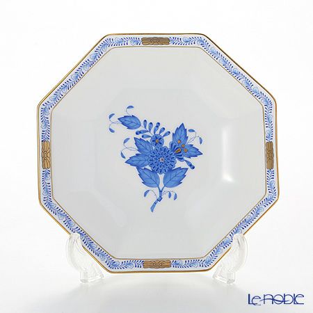 ヘレンド (HEREND) アポニーブルー 04304-1-00 小皿（オクタゴナル