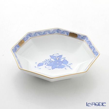 ヘレンド アポニーブルー 04304-1-00 小皿（オクタゴナル） 13.5cm