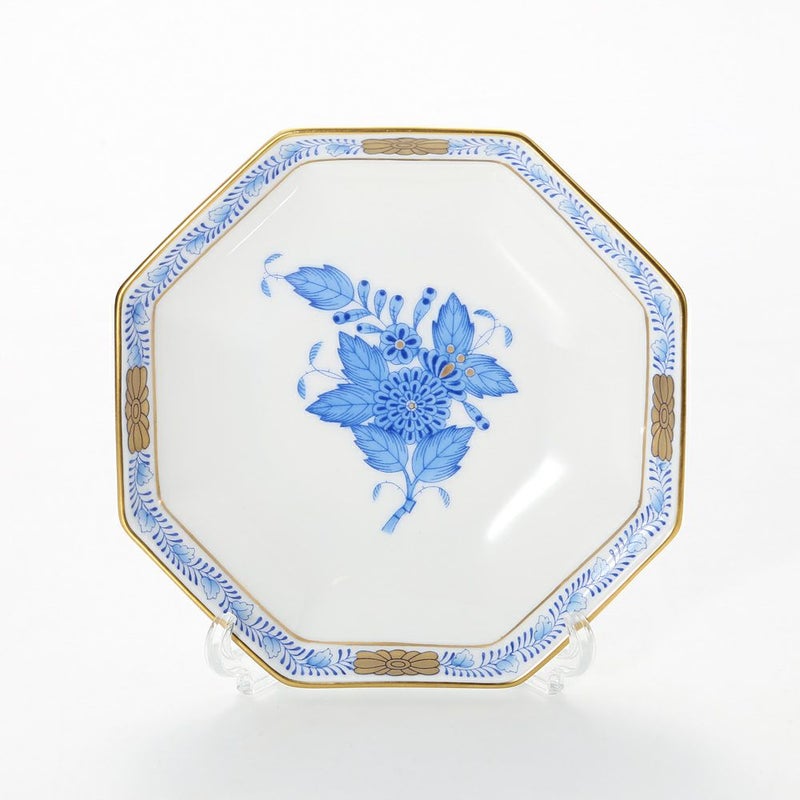 ヘレンド (HEREND) アポニーブルー 04307-0-00 小皿（オクタゴナル） 11cm