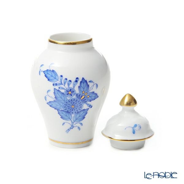 ヘレンド アポニーブルー 06574-0-15 ミニベース蓋付 9cm