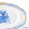 ヘレンド アポニーブルー 07786-0-00 オーバルディッシュ 15cm