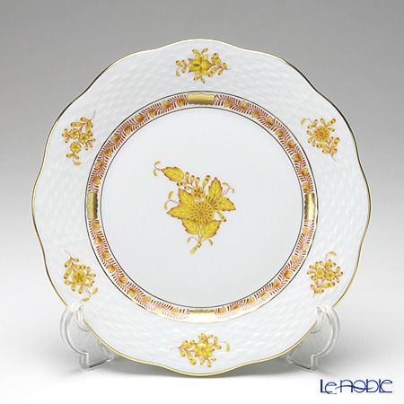 ヘレンド (HEREND) アポニーイエロー 00517-0-00 プレート 19cm