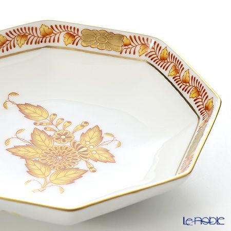 ヘレンド アポニーイエロー 04307-0-00 小皿（オクタゴナル） 11cm