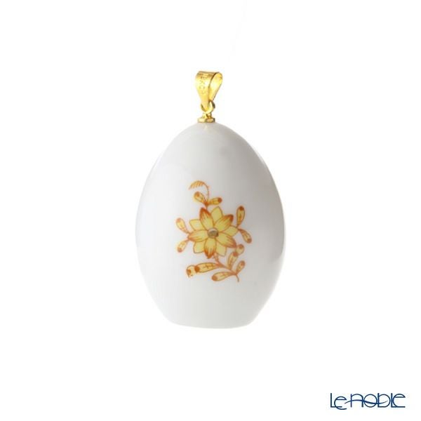ヘレンド ペンダントトップ AJ 15250-0-47 アポニーイエロー エッグ