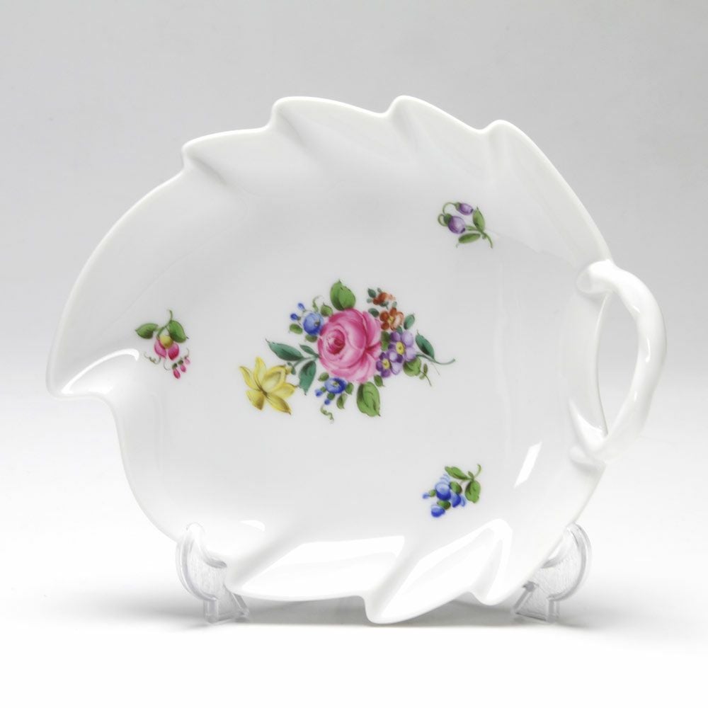 アウガルテン（AUGARTEN） フローラルパターン（SA534） リーフディッシュ 18cm（109）