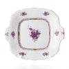 ヘレンド アポニーライラック 00431-0-00 四角ケーキ皿 28×25cm