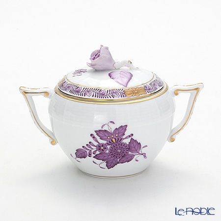 ヘレンド アポニーライラック 00472-0-09 シュガーポット ローズ 200ml