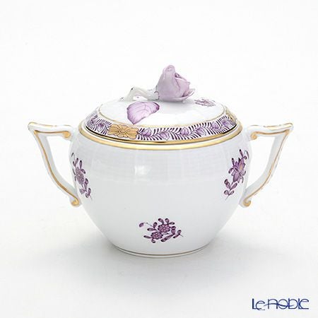 ヘレンド アポニーライラック 00472-0-09 シュガーポット ローズ 200ml