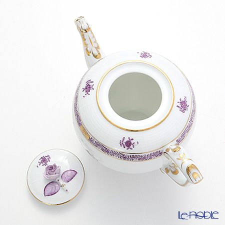 ヘレンド アポニーライラック 00606-0-09／604 ティーポット ローズ 800ml