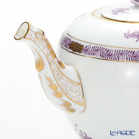 ヘレンド アポニーライラック 00606-0-09／604 ティーポット ローズ 800ml