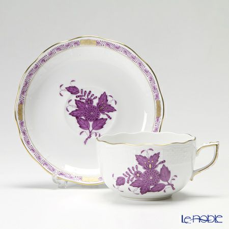 ヘレンド (HEREND) アポニーライラック 00724-0-00／724 ティーカップ＆ソーサー 200ml