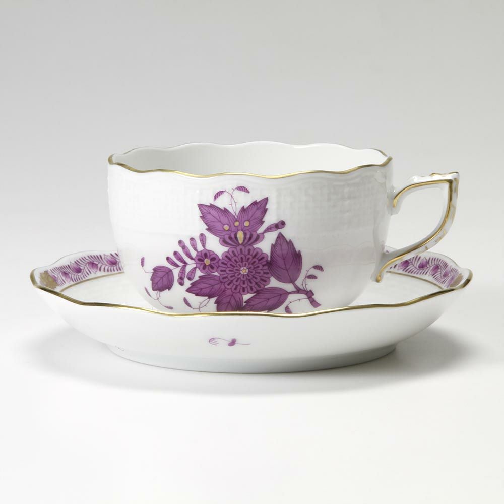 ヘレンド (HEREND) アポニーライラック 00724-0-00／724 ティーカップ＆ソーサー 200ml