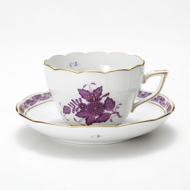ヘレンド アポニーライラック 00730-0-00 ティーカップ＆ソーサー（兼用） 200ml