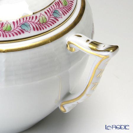 ヘレンド アポニーフラワー 00472-0-09 シュガーポット ローズ 200ml