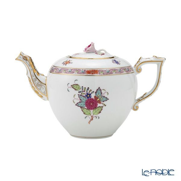 ヘレンド (HEREND) アポニーフラワー 00606-0-09／604 ティーポット ローズ 800ml