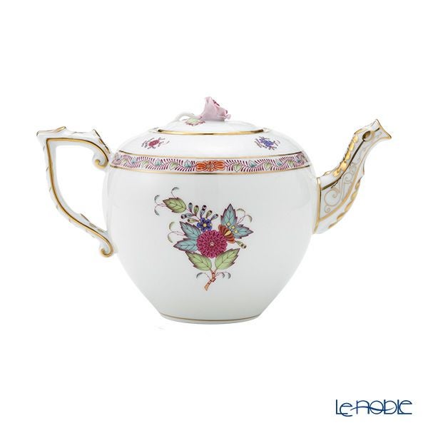 ヘレンド (HEREND) アポニーフラワー 00606-0-09／604 ティーポット ローズ 800ml