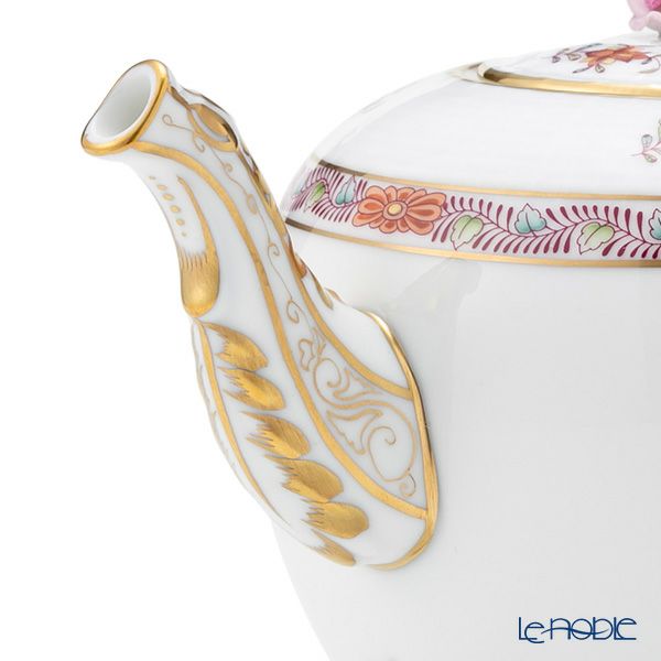 ヘレンド (HEREND) アポニーフラワー 00606-0-09／604 ティーポット ローズ 800ml