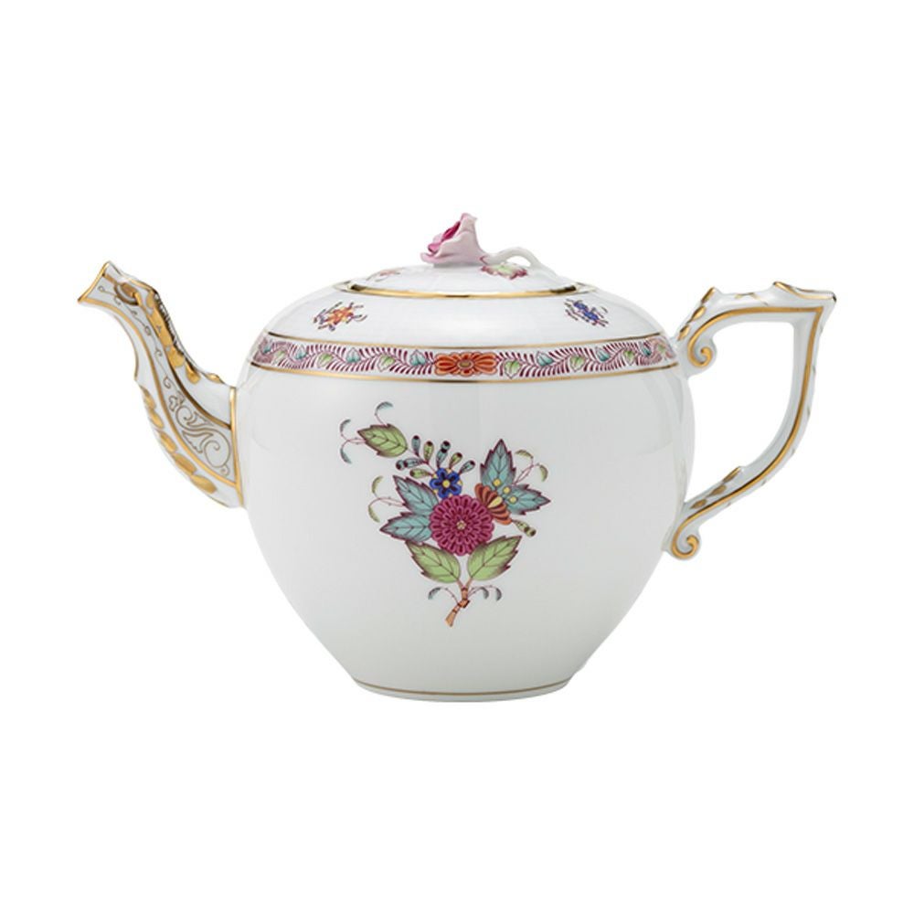 ヘレンド (HEREND) アポニーフラワー 00606-0-09／604 ティーポット ローズ 800ml