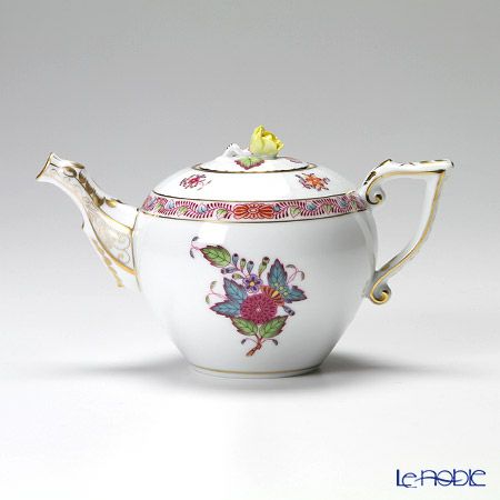 ヘレンド アポニーフラワー 00608-0-09 ティーポット ローズ 400ml