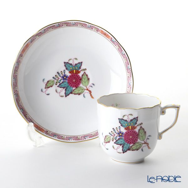 ヘレンド アポニーフラワー 00707-0-00 モカカップ＆ソーサー 150ml