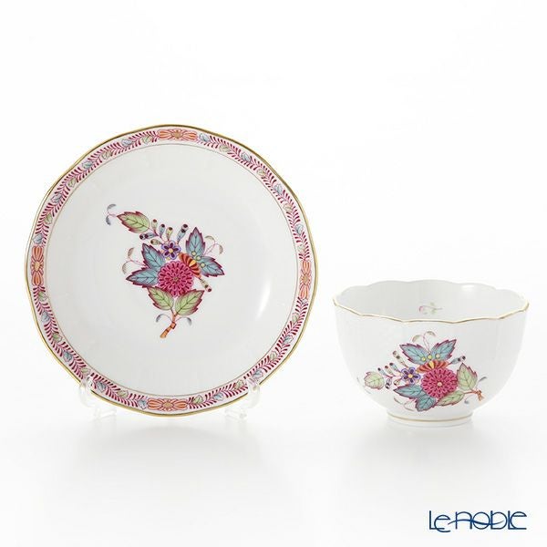 ヘレンド (HEREND) アポニーフラワー 00710-0-91／711 ジャパニーズカップ＆ソーサー 130ml