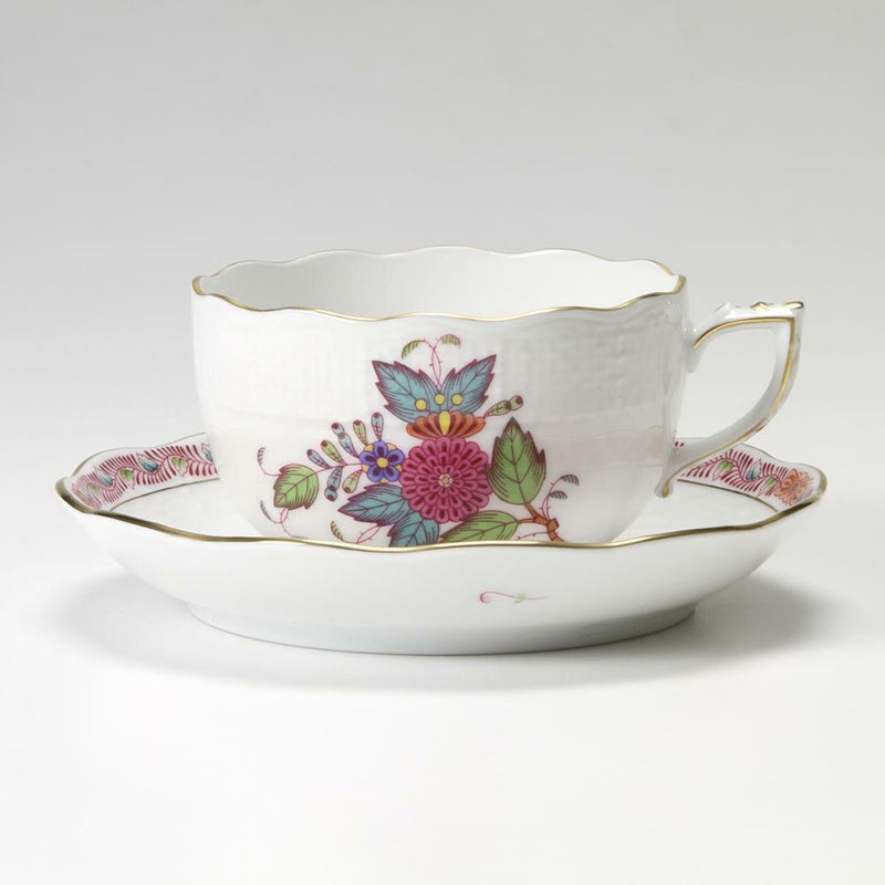 ヘレンド (HEREND) アポニーフラワー 00724-0-00／724 ティーカップ＆ソーサー 200ml
