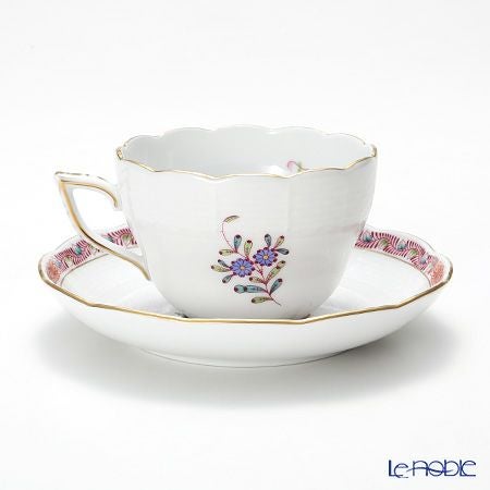 ヘレンド (HEREND) アポニーフラワー 00730-0-00 ティーカップ＆ソーサー（兼用） 200ml