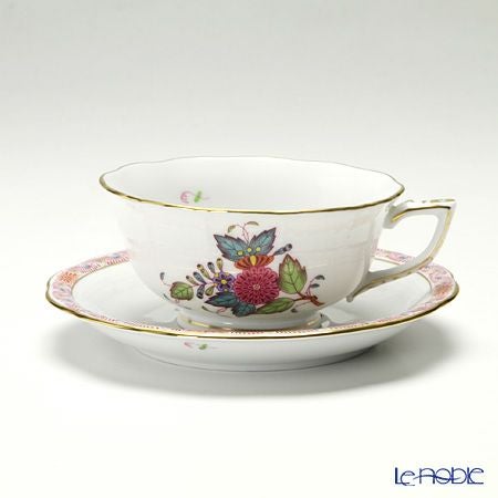 ヘレンド (HEREND) アポニーフラワー 00734-0-00 ティーカップ＆ソーサー（ロウ）
