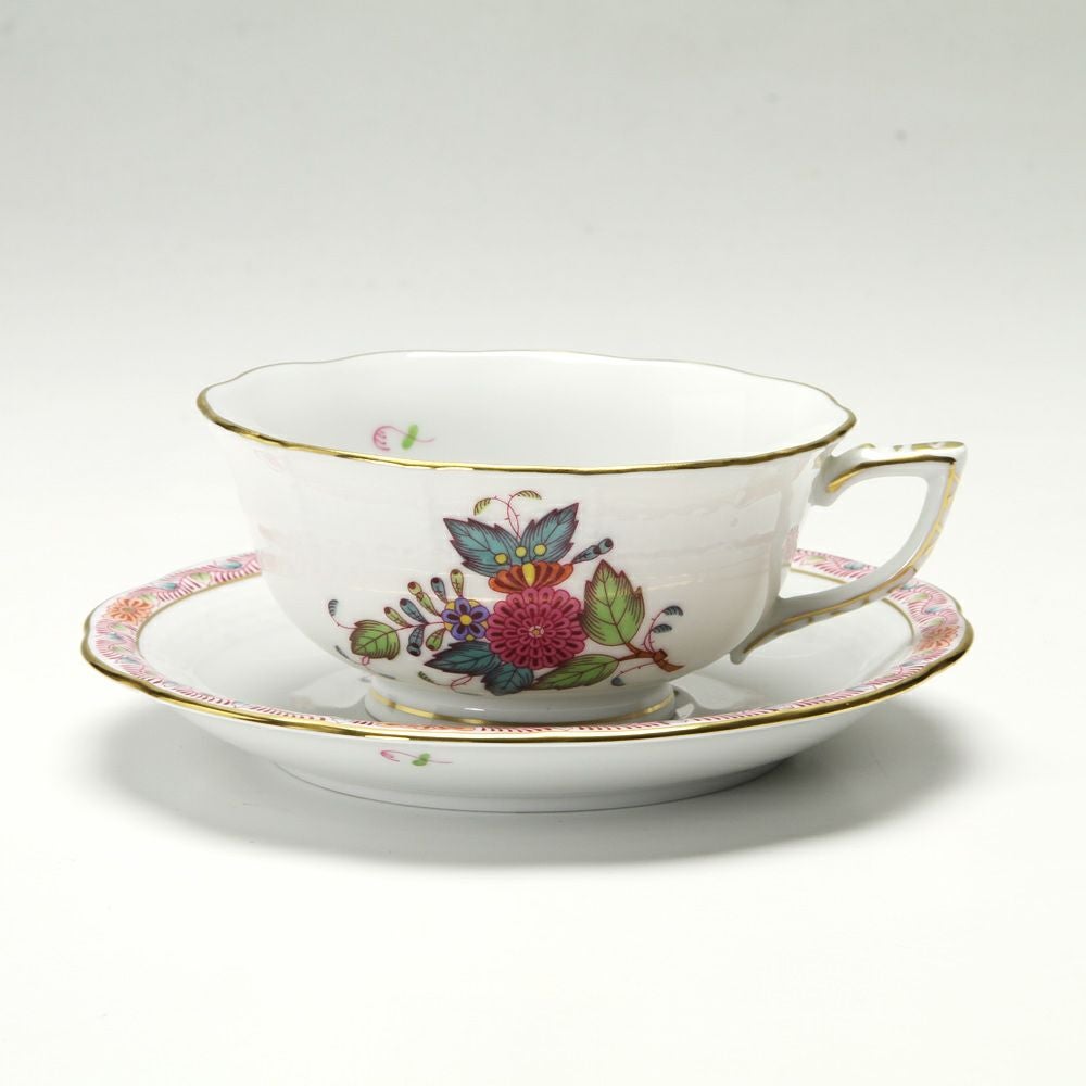 ヘレンド (HEREND) アポニーフラワー 00734-0-00 ティーカップ＆ソーサー（ロウ）