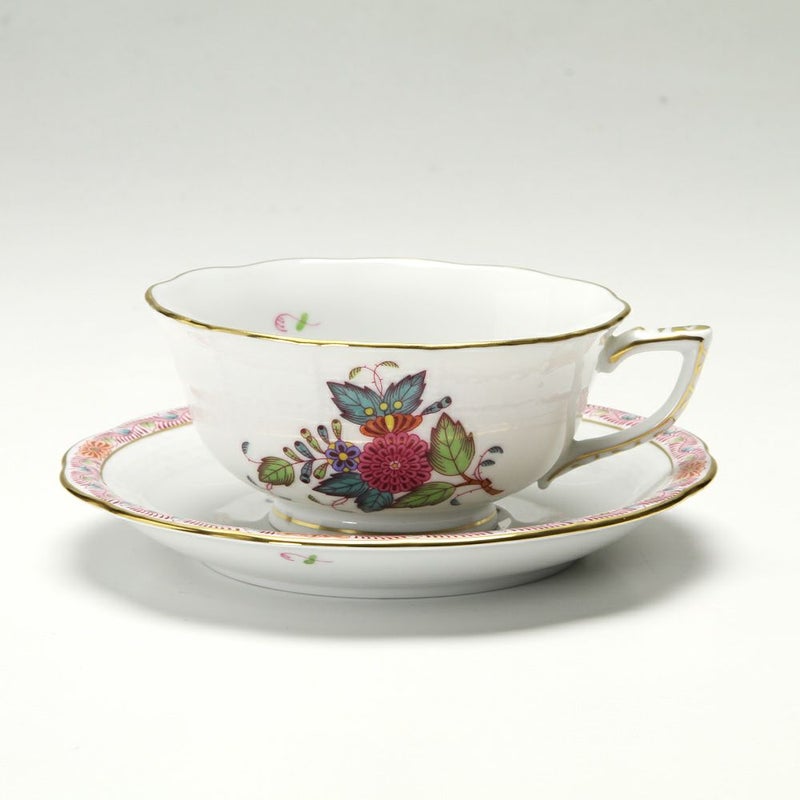 ヘレンド (HEREND) アポニーフラワー 00734-0-00 ティーカップ＆ソーサー（ロウ）