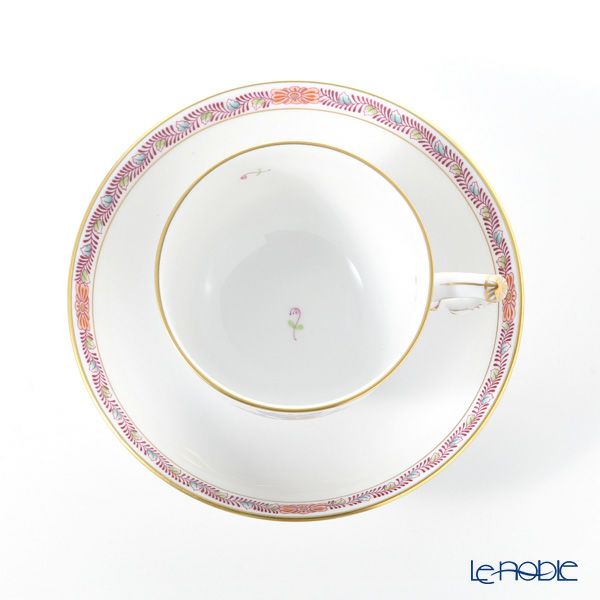 ヘレンド (HEREND) シノワズリ（中国趣味）アポニーフラワー 03364-0-21 マンダリン ラージカップ＆ソーサー