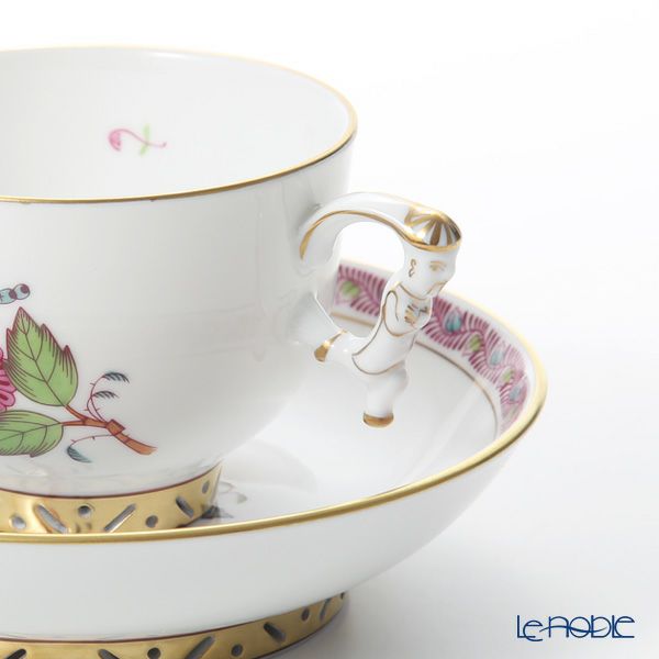 ヘレンド (HEREND) シノワズリ（中国趣味）アポニーフラワー 03364-0-21 マンダリン ラージカップ＆ソーサー