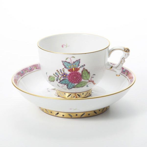 ヘレンド (HEREND) シノワズリ（中国趣味）アポニーフラワー 03364-0-21 マンダリン ラージカップ＆ソーサー