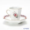ヘレンド アポニーフラワー 04307-0-00 モカカップ＆ソーサー（オクタゴナル）