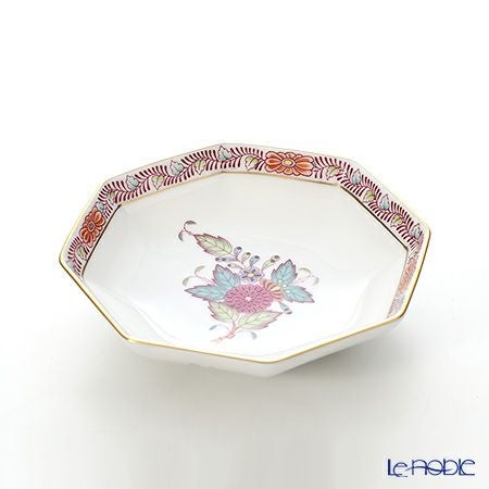 ヘレンド アポニーフラワー 04307-0-00 小皿（オクタゴナル） 11cm