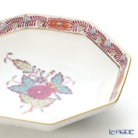 ヘレンド アポニーフラワー 04307-0-00 小皿（オクタゴナル） 11cm