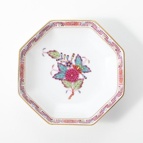 ヘレンド (HEREND) アポニーフラワー 04307-0-00 小皿（オクタゴナル） 11cm