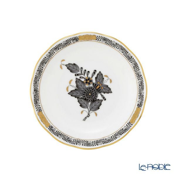 ヘレンド アポニーブラック ANG 00332-0-00 スモールディッシュ 10.5cm