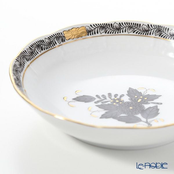 ヘレンド アポニーブラック 00704-1-00 フルーツボウル 13.5cm