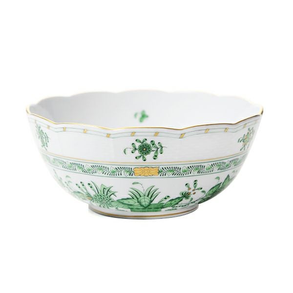 ヘレンド (HEREND) インドの華グリーン FV プレート 25cm 00524-0-00
