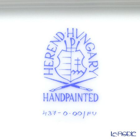 ヘレンド インドの華グリーン 00437-0-00 サービストレー 23cm