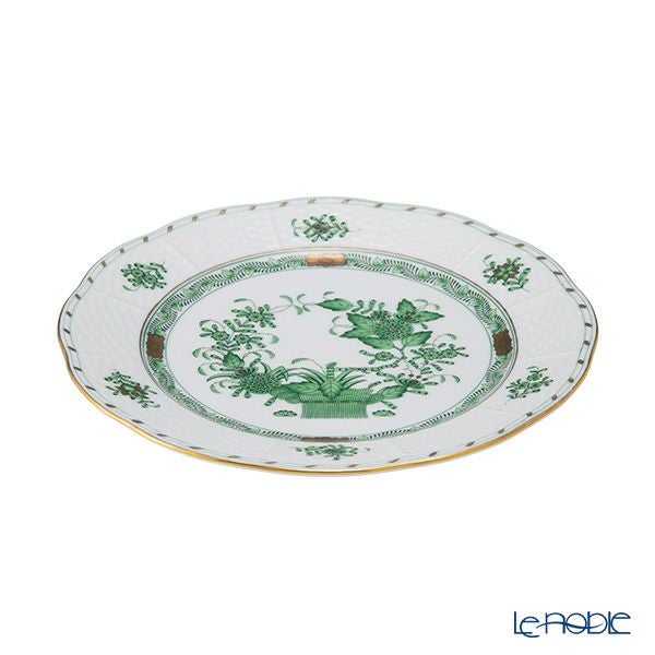 ヘレンド インドの華グリーン FV プレート 23cm 00521-0-00