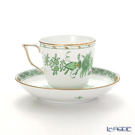 ヘレンド インドの華グリーン 00705-0-00 ティーカップ＆ソーサー 200ml