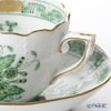ヘレンド インドの華グリーン 00711-0-00 モカカップ＆ソーサー 100ml