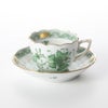 ヘレンド インドの華グリーン 00711-0-00 モカカップ＆ソーサー 100ml