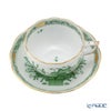 ヘレンド (HEREND) インドの華グリーン 00724-0-00／724 ティーカップ＆ソーサー 200ml