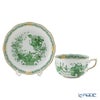 ヘレンド (HEREND) インドの華グリーン 00724-0-00／724 ティーカップ＆ソーサー 200ml