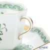 ヘレンド インドの華グリーン FV オクタゴナルカップ＆ソーサー 04304-0-00