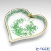 ヘレンド インドの華グリーン 07703-0-00／7703 ハートトレイ