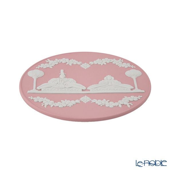 ウェッジウッド（Wedgwood） ジャスパー 雛ドールプレート 18.5cm【プレートスタンド、プレートハンガー付き】